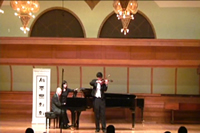 George Hyun, violin senior division 1st place