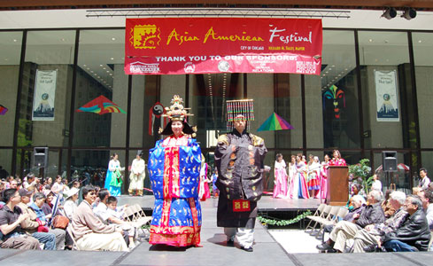 Korean Traditional Royal Court Fashion Show at Daley Plaza